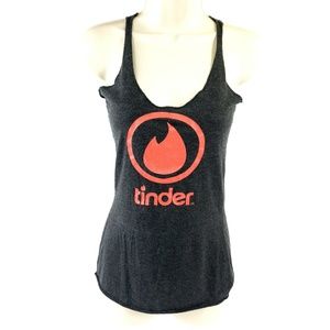 Tinder Loose Lightweight Racerback Muscle Tank Top